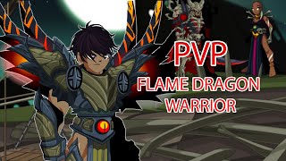 AQW PVP  FLAME DRAGON WARRIOR  HIGHLIGHTS [upl. by Haneehs903]