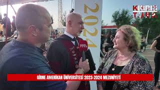 GİRNE AMERİKAN ÜNİVERSİTESİ 20232024 MEZUNİYETİ [upl. by Eyma]