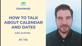 Calendar and Dates  Calendrier et Dates  Apprendre Anglais Débutants  Replay Webinaire [upl. by Adleremse]