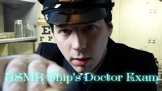 ASMR Doctor Exam 🚢 Old Time Cruise Ship 🌊 [upl. by Elleiram]