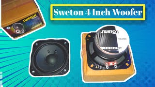 Sweton 4 Inch Woofer Unboxing And Sound Test  Sweton Woofer Speaker [upl. by Wong529]