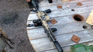 Midsummer Gas Session  DE Noveske MWS Airsoft [upl. by Mareld]