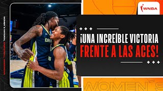 Las Dallas Wings sueñan en grande y esta jornada de WNBA derrotaron a Las Vegas Aces [upl. by Einram]