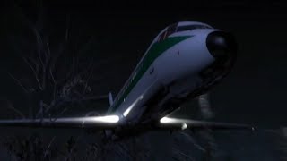 Alitalia Flight 404  Crash Animation [upl. by Eey]