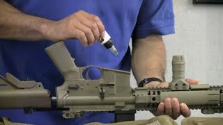 NAVY SEAL Shows how to lube your AR like a pro [upl. by Shurwood]