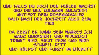 Die Ärzte  Männer sind Schweine Lyrics [upl. by Danforth]