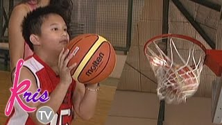 Kris TV Bimby shows his dribbling and shooting skills [upl. by Caddaric216]