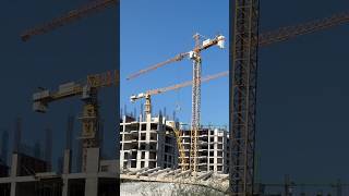 PERFECT Level Crane towercrane potain constructionequipment craneoperator heavyequipment yt [upl. by Yokum]