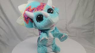 FurReal Friends Hoppin Topper Dinosaur Electronic Plush Sound Motion 2018 10quot [upl. by Cilurzo]