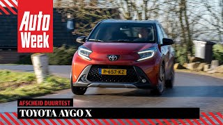 Toyota Aygo X  Afscheid duurtest [upl. by Flavia]