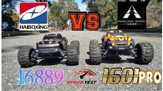 SG1601 PRO VS HBX 16889 Max Speed Tests [upl. by Mikael220]