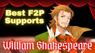 FGO Best F2P Supports William Shakespeare Playwright Extraordinaire [upl. by Golliner344]