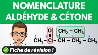 Nomenclature des ALDÉHYDES et des CÉTONES ✅ Chimie organique [upl. by Ljoka]