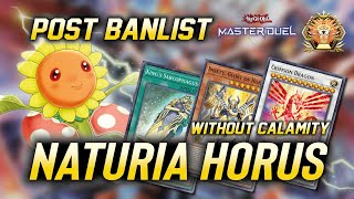 Naturia Horus is still Powerful Even Without CALAMITY Master Rank Game Play  Master Duel 2024 [upl. by Yelsew]