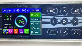 F5 Error on JOYONWAY SPA CONTROL [upl. by Aihsek486]