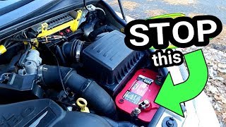 CAR ELECTRICAL PROBLEMS P0622 P0562 system voltage low PT Cruiser Battery Connection FIX [upl. by Atlanta]