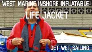 West Marine Review  Inshore Inflatable Life Jacket [upl. by Lanor]