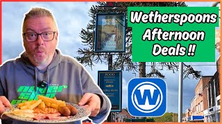 WETHERSPOONS Afternoon Deals  CHEAP but are they any GOOD [upl. by Cade708]