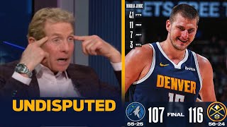 UNDISPUTED  quotDenver are the best team in NBA right nowquot  Skip Nuggets beat TWolves Jokic 41Pts [upl. by Lenod901]