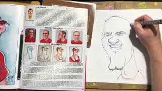 How to draw a Caricature from a Book [upl. by Paapanen]