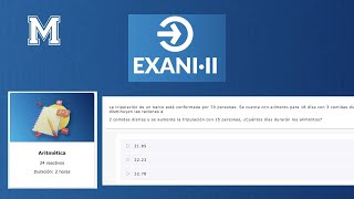 EXANI II CENEVAL 2024 MODULO DISCIPLINAR ARITMÉTICA GUÍA INTERACTIVA La tripulación de un barco es [upl. by Jerri]