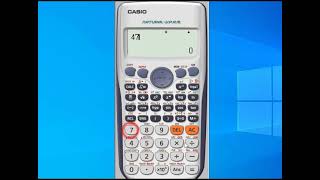 Cómo pasar de decimales a fracciones con la calculadora Casio FX 570 [upl. by Naryb]