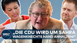 DEUTSCHLAND Wahlkampf in Sachsen und Thüringen quotBSWKoalitionquot droht  Wagenknecht mischt auf [upl. by Hatfield]