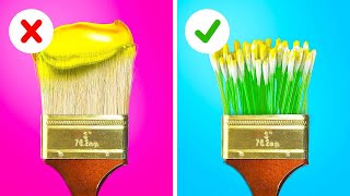 Inspiring Painting Hacks to Become a Real Artist [upl. by Tomaso]