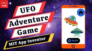 UFO Adventure game in MIT App Inventor 2  Demo [upl. by Shiau860]