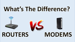 Computer Fundamentals  Routers VS Modems  What is the Difference Between a Router and a Modem PC [upl. by Ecinnej]