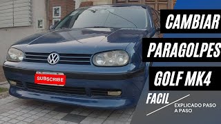 🔴Sacar Paragolpes Delantero Golf MK4  Tutorial Fácil de Seguir paso a paso✅ [upl. by Jolanta241]