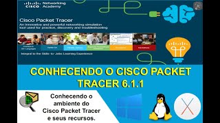 🔴 Conhecendo o Cisco Packet Tracer v611  Aula 002 [upl. by Ytnom]