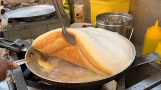 Indias Fluffiest Omelet Making  Super Fluffy Omelet  Indian Street Food [upl. by Elliot]