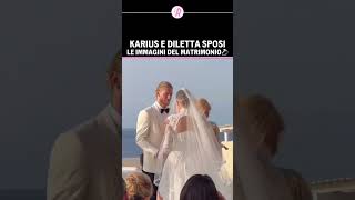 DILETTA LEOTTA e LORIS KARIUS  Le immagini del MATRIMONIO🤵‍♂️👰‍♀️💍dilettaleotta karius [upl. by Namyac]