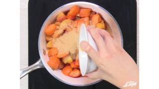 Recette compote de pêches  abricots en bocaux Le Parfait [upl. by Porte]