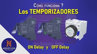 Como Funciona un Temporizador On Delay y OFF Delay  Explicado con Animaciones [upl. by Thaddus]