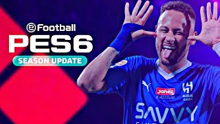 PES 6 BEST PATCH 2024 AIO  تحميل أفضل باتش للعبة بيس 6 بتحويل خرافى إلى بيس 2024 [upl. by Schreibman]