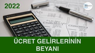 ÜCRET GELİRLERİNİN HAZIR BEYAN SİSTEMİ ÜZERİNDEN BEYANI [upl. by Schuh]