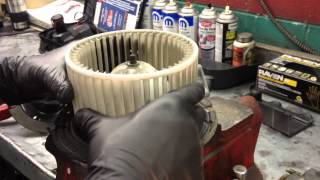 Ford Quick Tips 7 Removing a Stuck On Blower Motor Wheel [upl. by Dolli978]