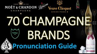 Classy Pronunciation  Famous Champagne Brands [upl. by Pilar89]