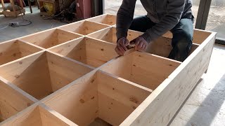 Woodworking 2020 Making A Bookshelf With Drawers and Raised Panel Doors [upl. by Suivatnod138]