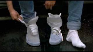 Marty McFlys Powerlacing Nike shoes [upl. by Hartley]