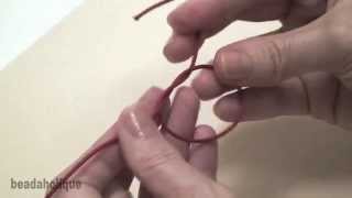 How to Knots for Bead Jewelry [upl. by Eahsal]