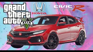 GTA 5 Honda Civic FK8 Type R showcase hondacivic gta5 ps4 jdm [upl. by Januarius]