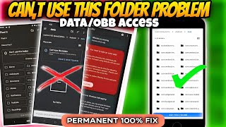 Cant use this folder problem fix🔧  Obbfile access problem fix  file past problem fix✅ [upl. by Onil]