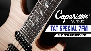 CAPARISON GUITARS TAT Special 7 FM  The Gear Gods Review [upl. by Doralynn]