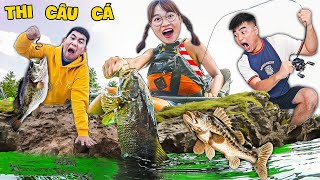 Hà Sam Chia Đội Thi Câu Cá và Làm Món Cá Chiên Xù Hấp dẫn [upl. by Durgy375]