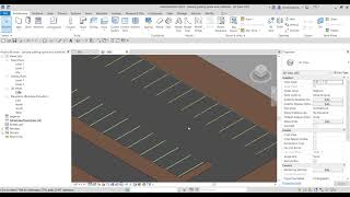 REVIT 2022 ARCHITECTURE LESSON 4 CREATING PARKING COMPONENTS [upl. by Yrem701]