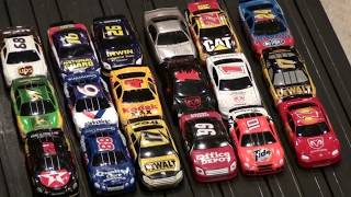 8 Lane AFX Slot Car Track with Life Like NASCAR Cars [upl. by Adliw]