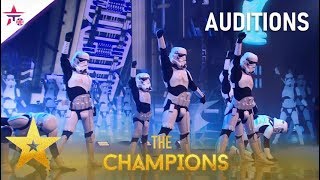 Boogie Storm Dancing Stormtroopers SHOCK Again And Do Fortnite Dance BGT The Champions [upl. by Lindblad]